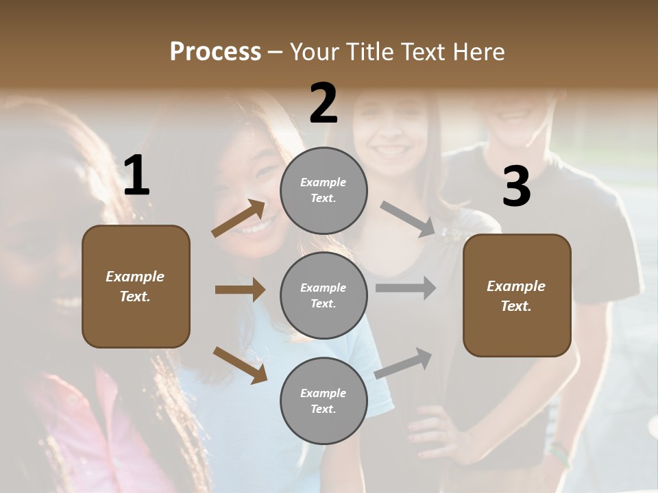 Group Friend Diversity PowerPoint Template