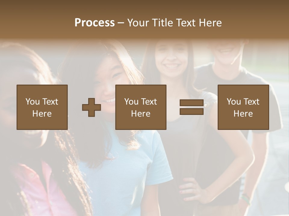 Group Friend Diversity PowerPoint Template