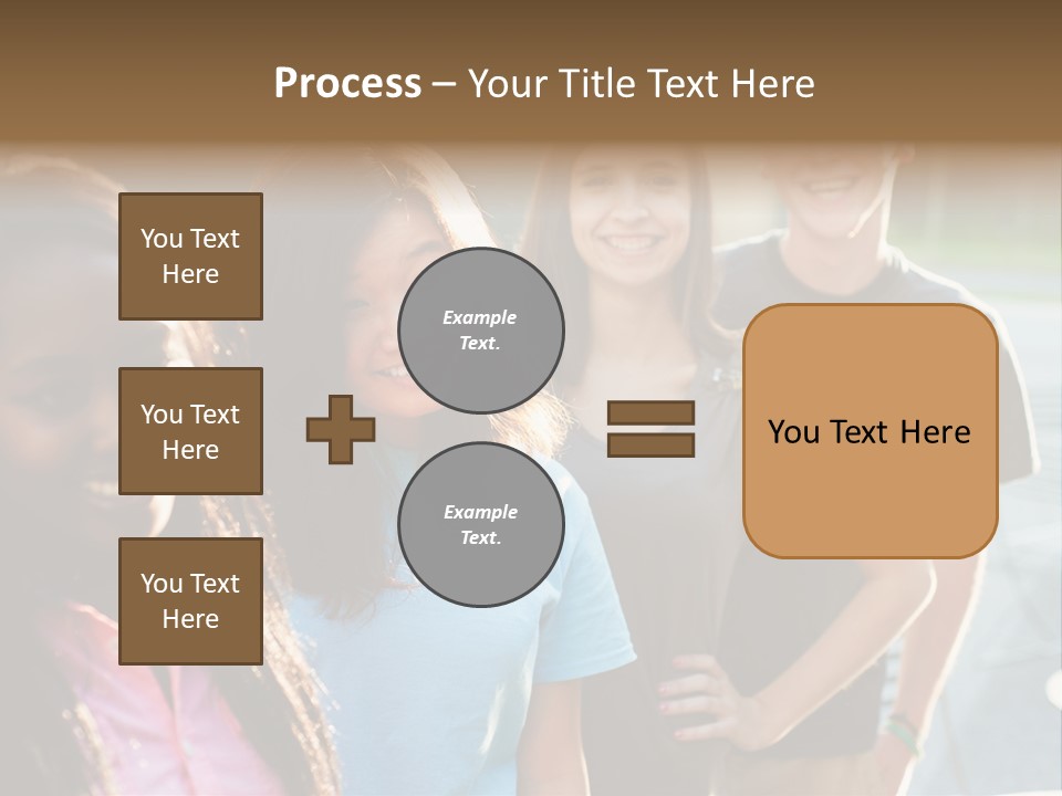 Group Friend Diversity PowerPoint Template