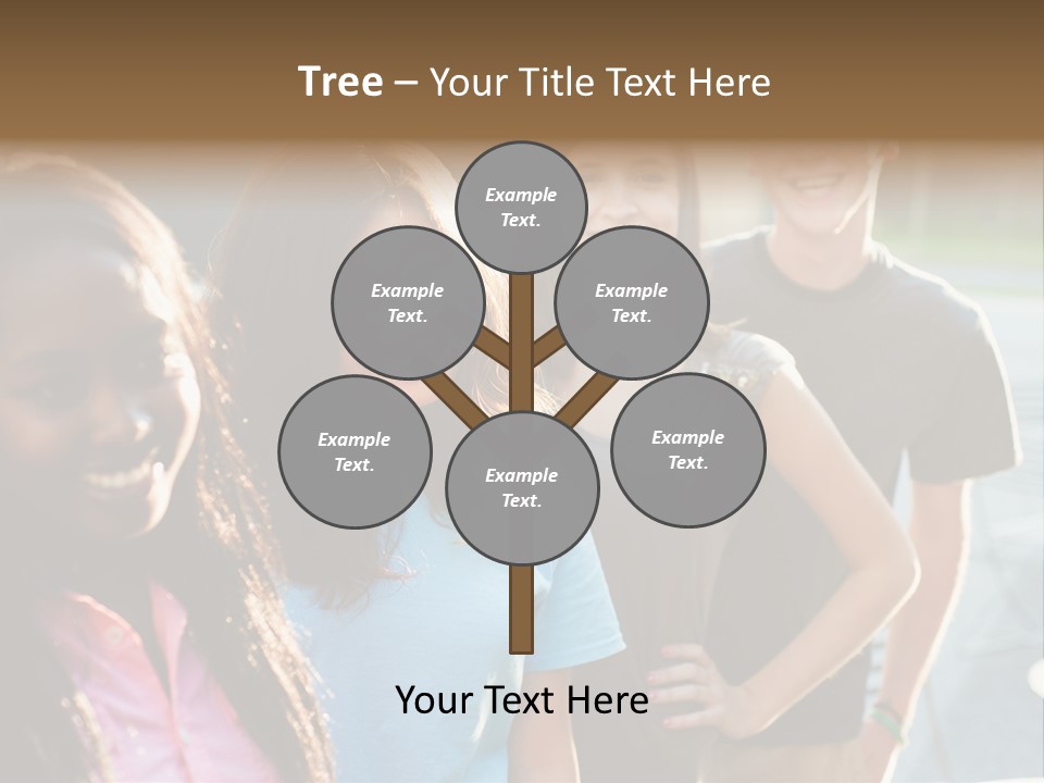 Group Friend Diversity PowerPoint Template