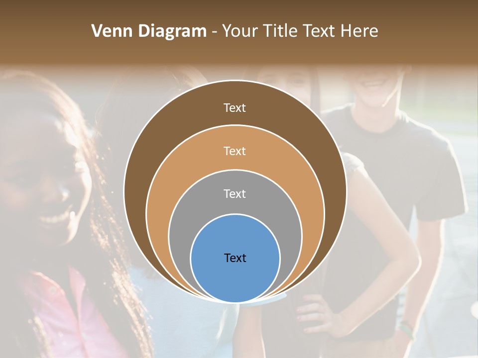 Group Friend Diversity PowerPoint Template