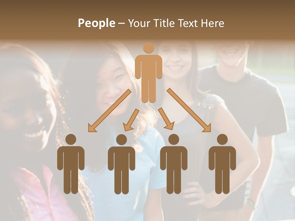 Group Friend Diversity PowerPoint Template