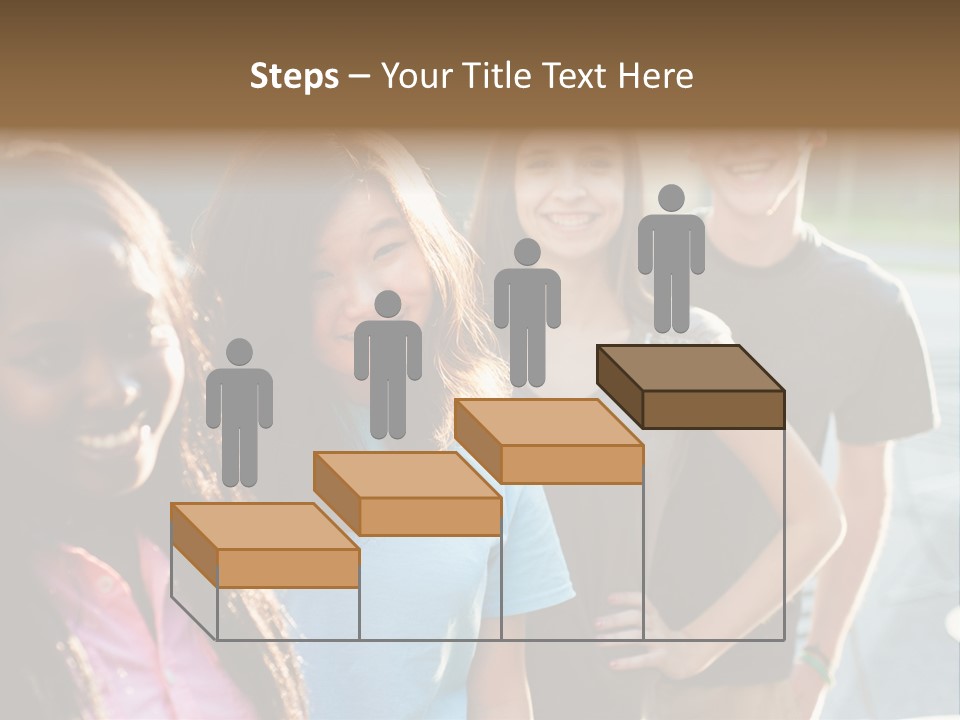 Group Friend Diversity PowerPoint Template