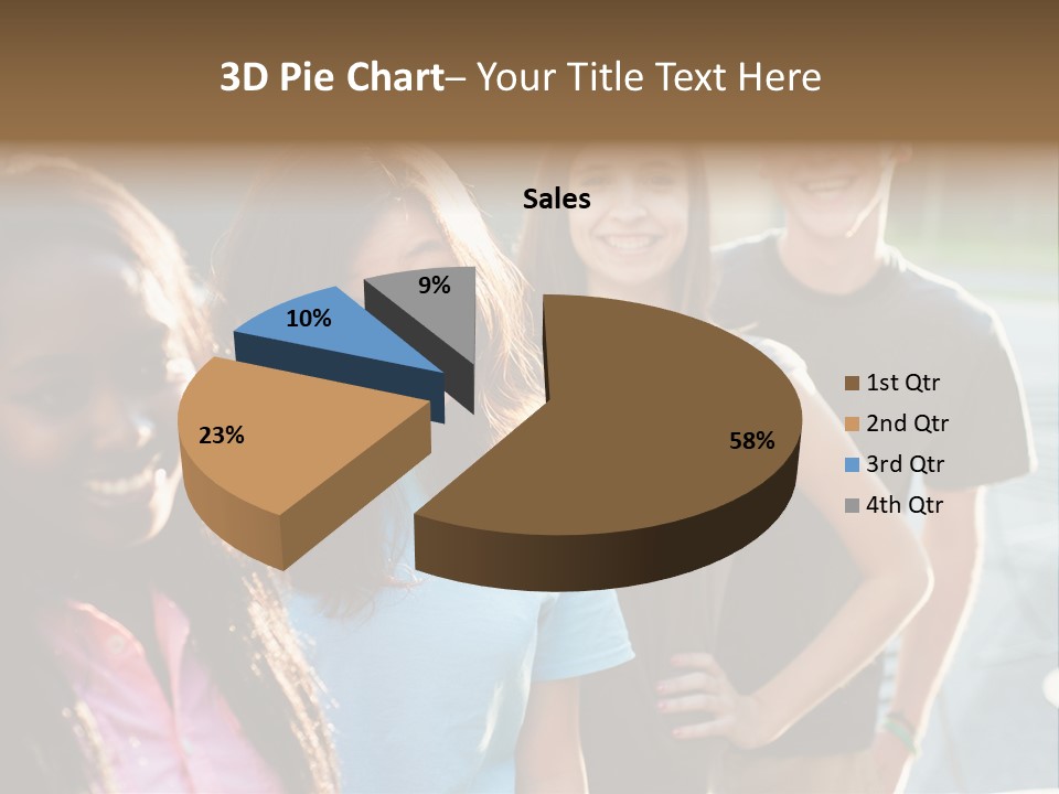 Group Friend Diversity PowerPoint Template