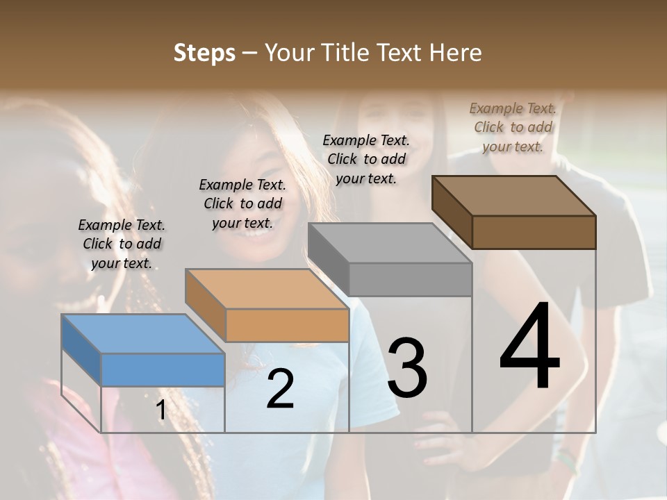 Group Friend Diversity PowerPoint Template