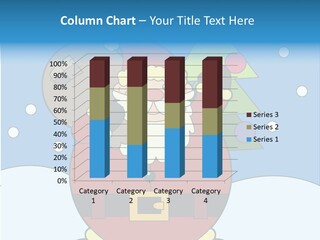 Smiling Snowfall Chimney PowerPoint Template