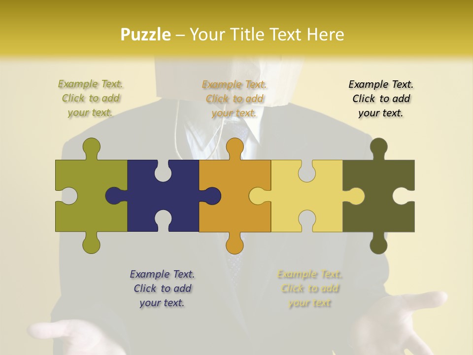 Hiding Person Finance PowerPoint Template