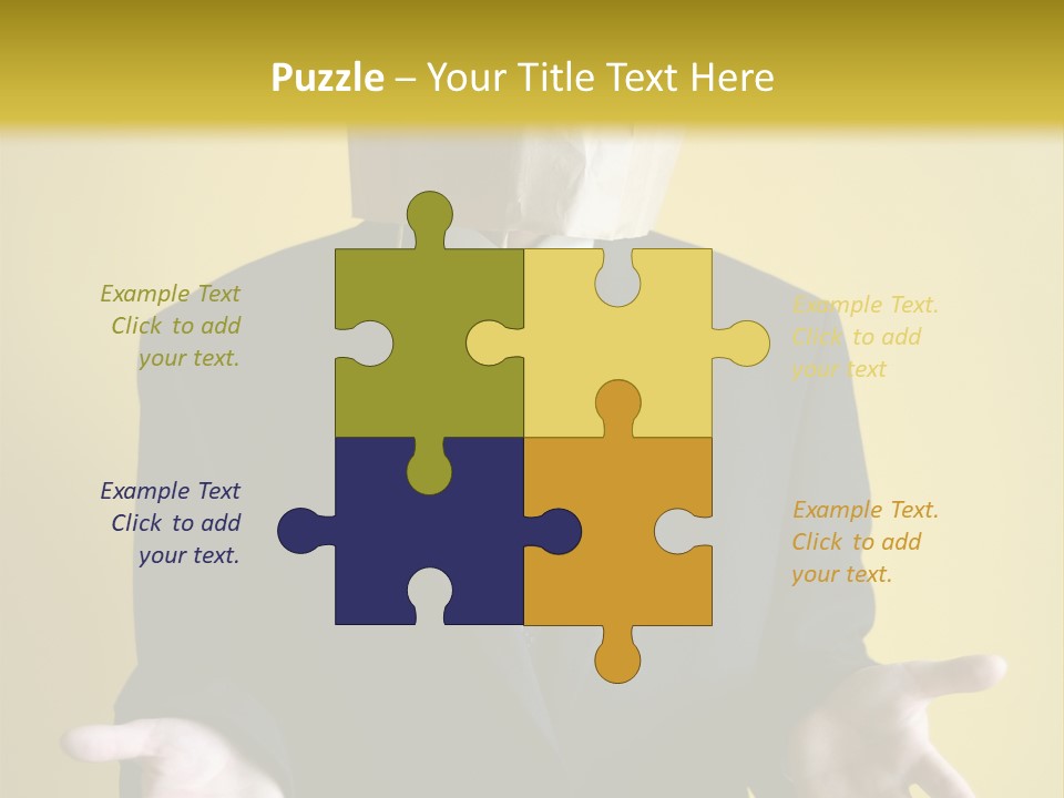 Hiding Person Finance PowerPoint Template