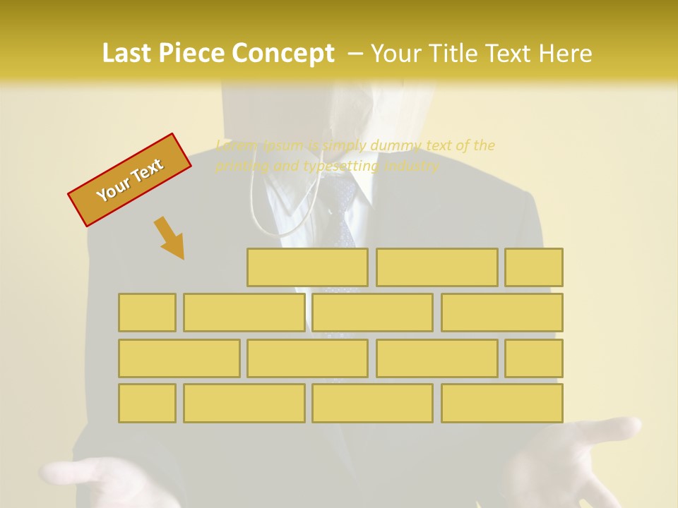 Hiding Person Finance PowerPoint Template