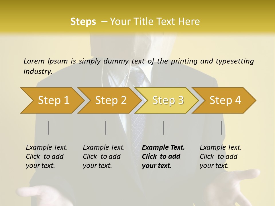 Hiding Person Finance PowerPoint Template