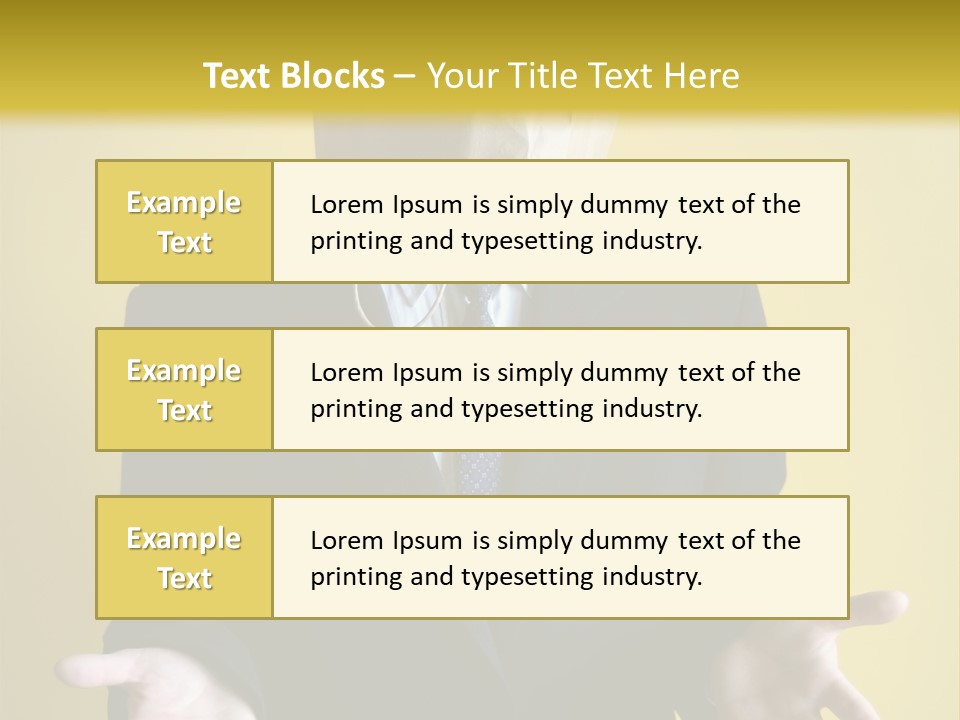 Hiding Person Finance PowerPoint Template