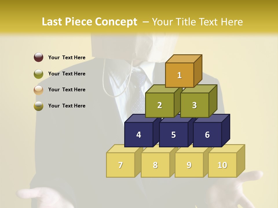 Hiding Person Finance PowerPoint Template