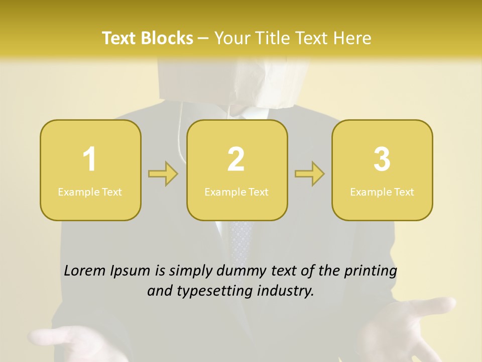 Hiding Person Finance PowerPoint Template