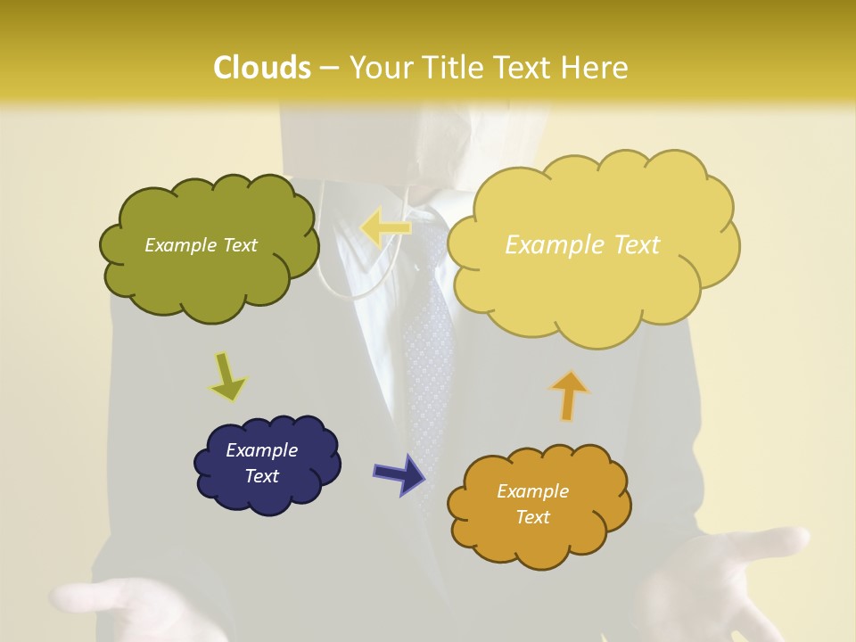 Hiding Person Finance PowerPoint Template