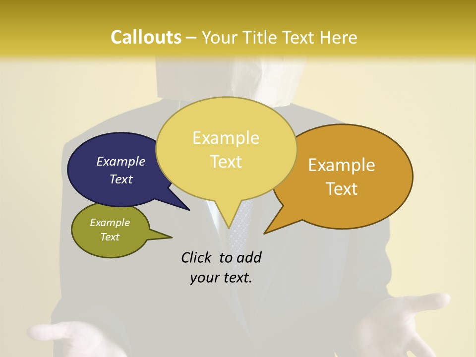 Hiding Person Finance PowerPoint Template