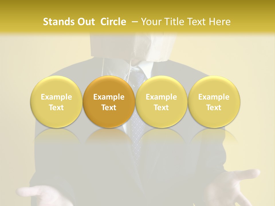 Hiding Person Finance PowerPoint Template