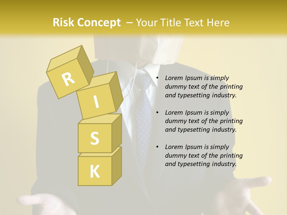 Hiding Person Finance PowerPoint Template