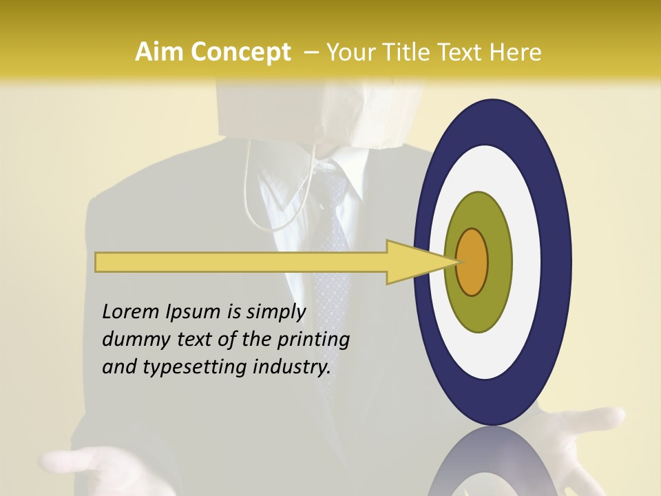 Hiding Person Finance PowerPoint Template