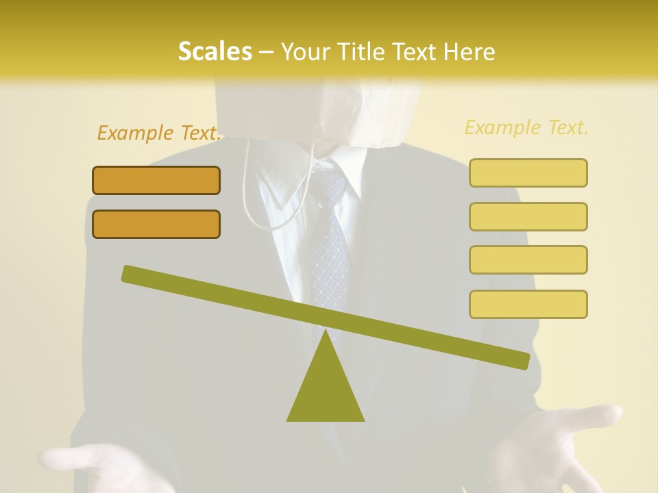 Hiding Person Finance PowerPoint Template