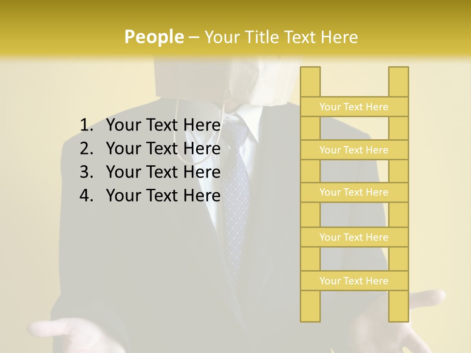 Hiding Person Finance PowerPoint Template