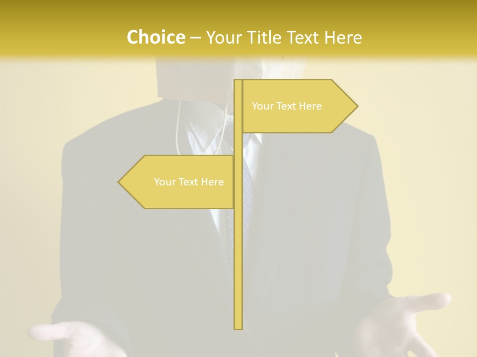 Hiding Person Finance PowerPoint Template