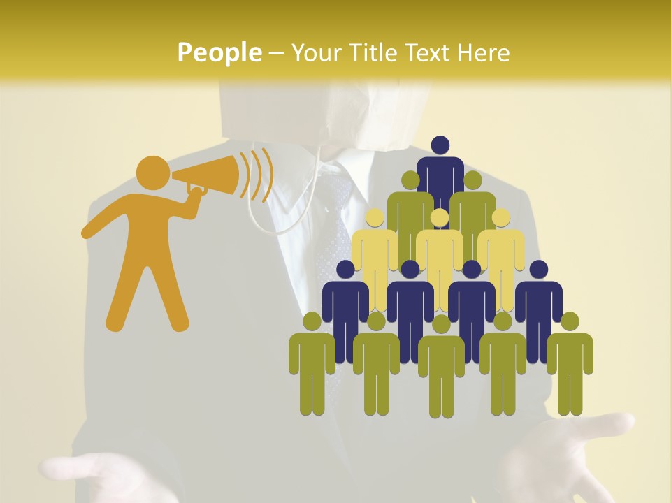 Hiding Person Finance PowerPoint Template