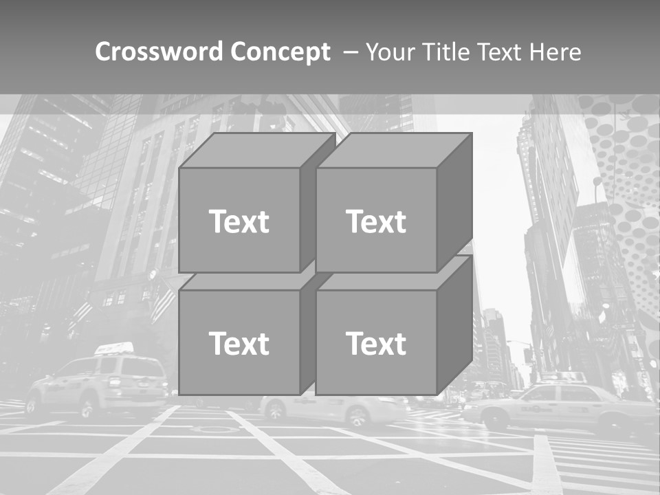 Fifth Avenue Shop Tourist PowerPoint Template