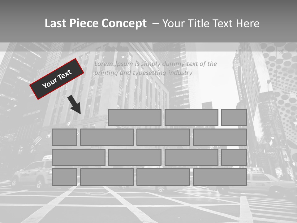 Fifth Avenue Shop Tourist PowerPoint Template