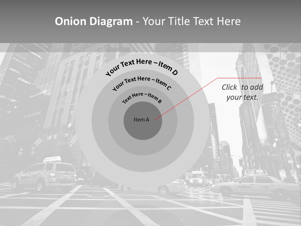 Fifth Avenue Shop Tourist PowerPoint Template