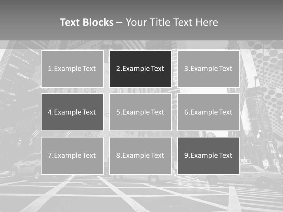 Fifth Avenue Shop Tourist PowerPoint Template