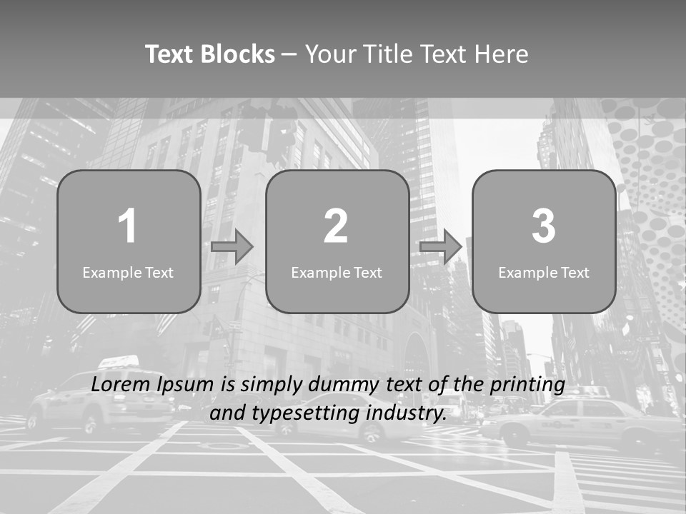 Fifth Avenue Shop Tourist PowerPoint Template