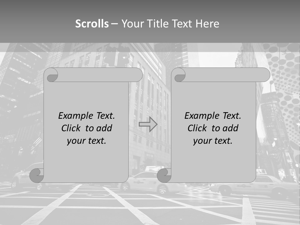 Fifth Avenue Shop Tourist PowerPoint Template