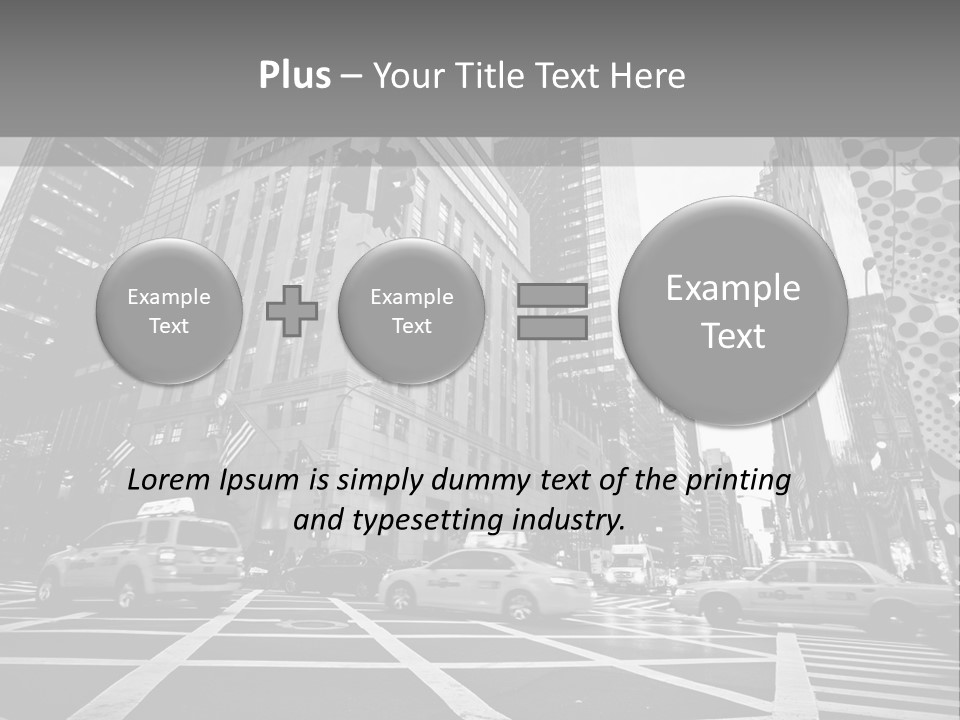 Fifth Avenue Shop Tourist PowerPoint Template