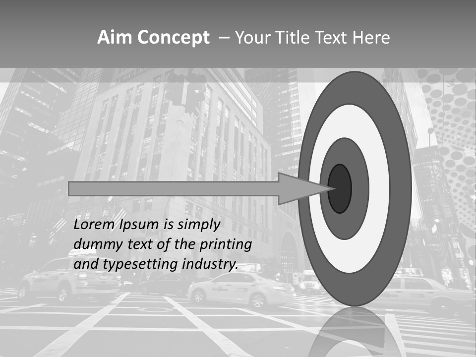 Fifth Avenue Shop Tourist PowerPoint Template