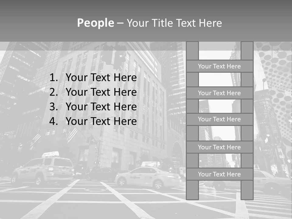Fifth Avenue Shop Tourist PowerPoint Template
