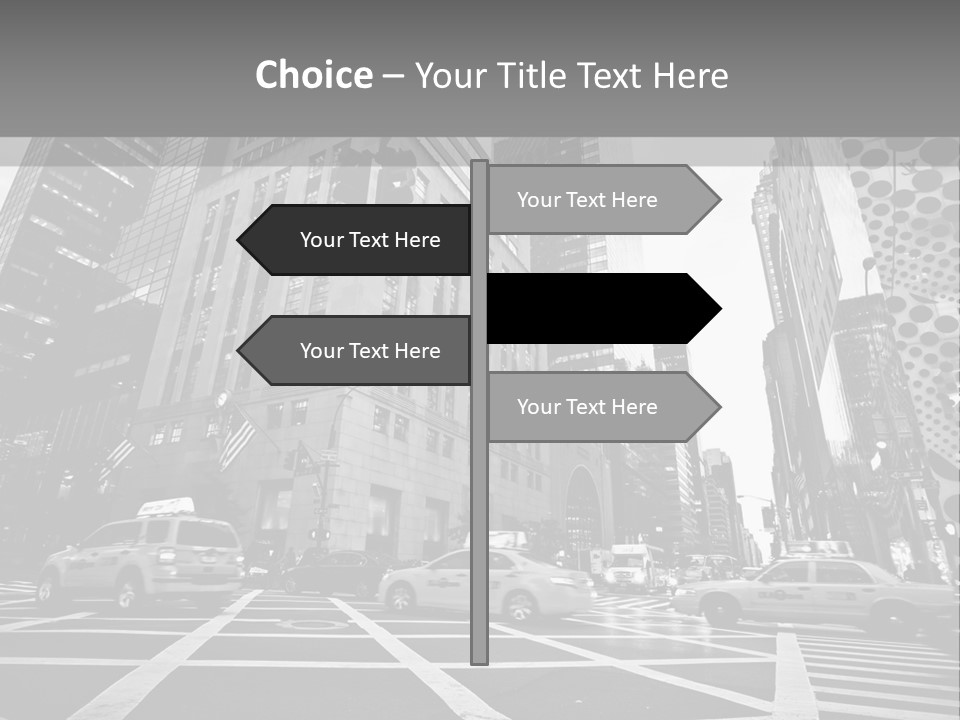 Fifth Avenue Shop Tourist PowerPoint Template