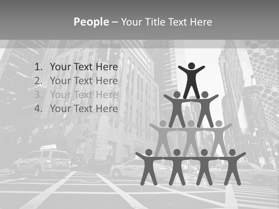 Fifth Avenue Shop Tourist PowerPoint Template