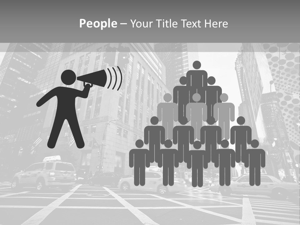 Fifth Avenue Shop Tourist PowerPoint Template