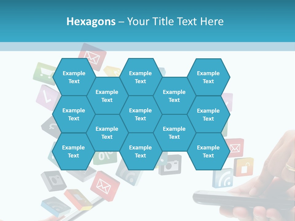 Communicate Pad Touchscreen PowerPoint Template