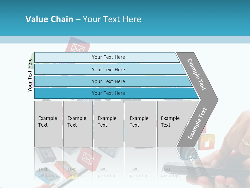 Communicate Pad Touchscreen PowerPoint Template