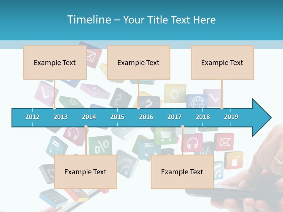 Communicate Pad Touchscreen PowerPoint Template