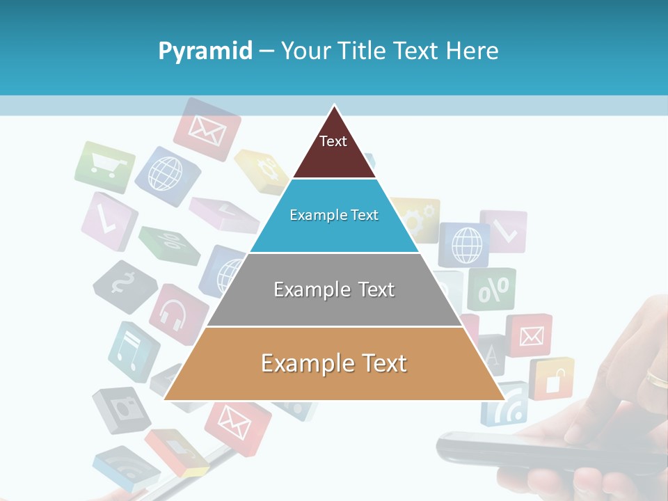 Communicate Pad Touchscreen PowerPoint Template
