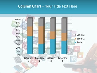 Communicate Pad Touchscreen PowerPoint Template