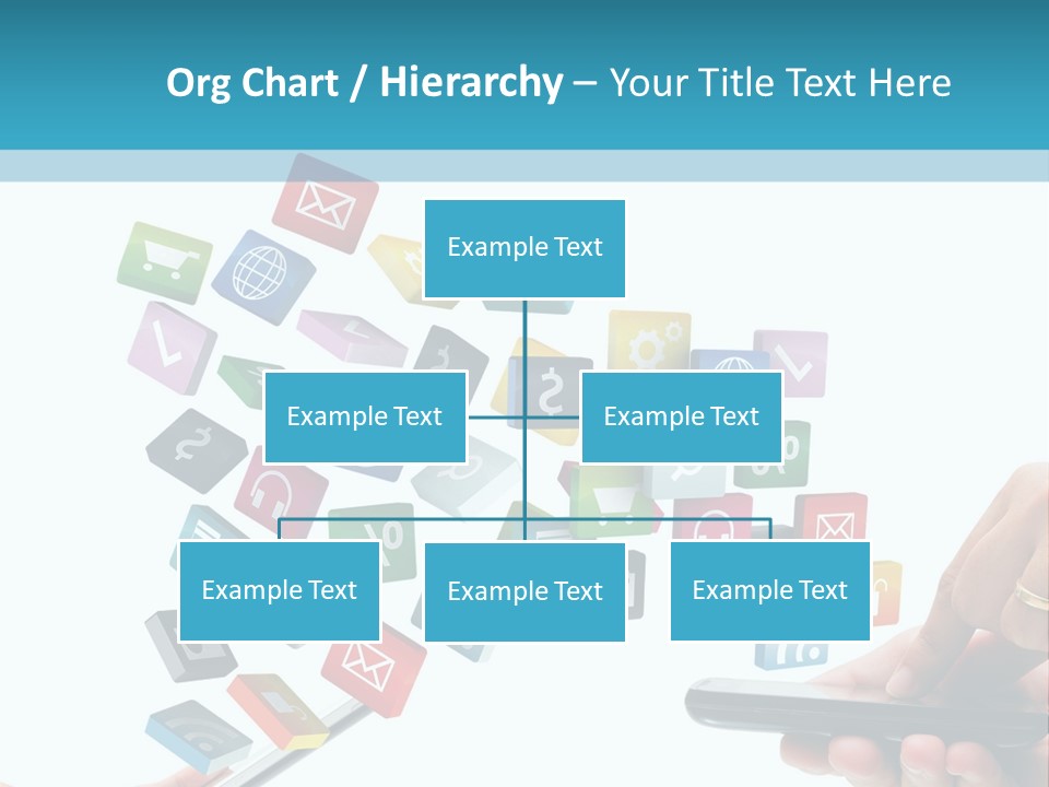 Communicate Pad Touchscreen PowerPoint Template