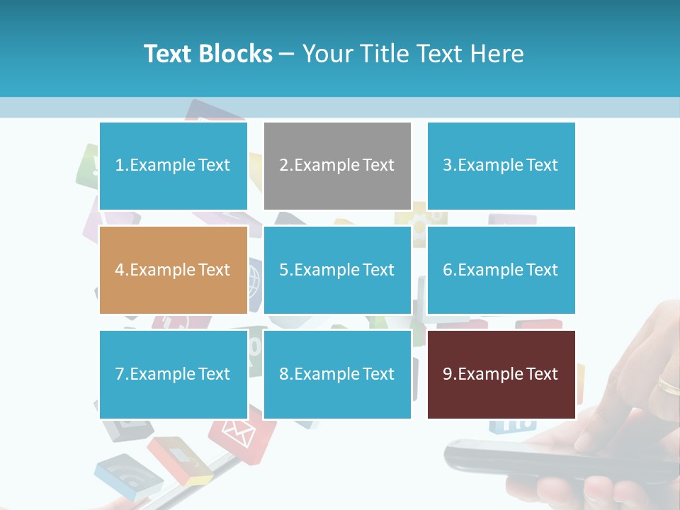 Communicate Pad Touchscreen PowerPoint Template