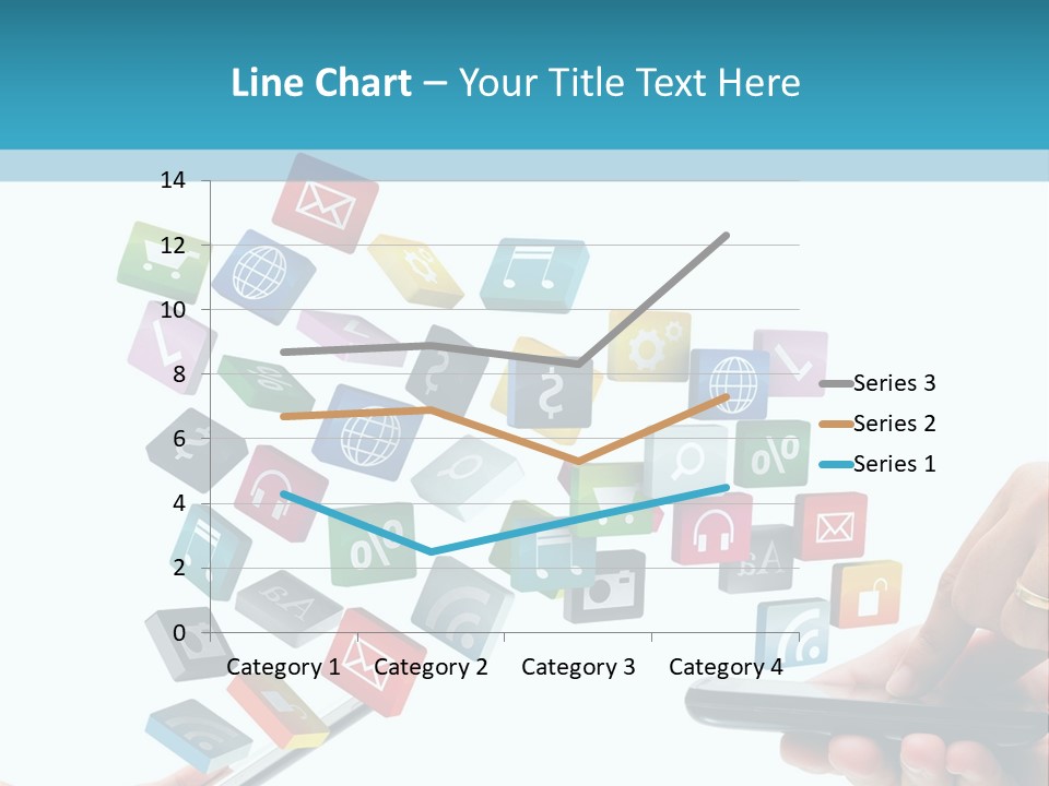 Communicate Pad Touchscreen PowerPoint Template