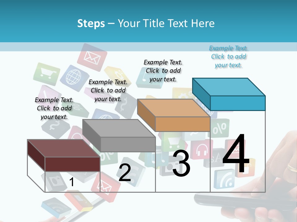 Communicate Pad Touchscreen PowerPoint Template