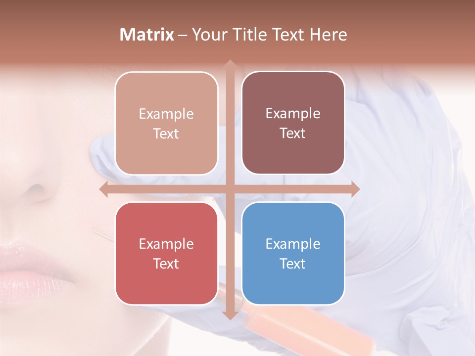 Botox Lips Aesthetic Wrinkle PowerPoint Template