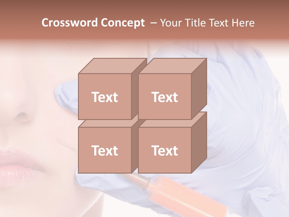 Botox Lips Aesthetic Wrinkle PowerPoint Template