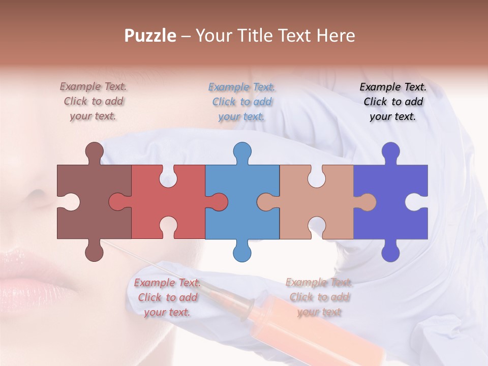 Botox Lips Aesthetic Wrinkle PowerPoint Template